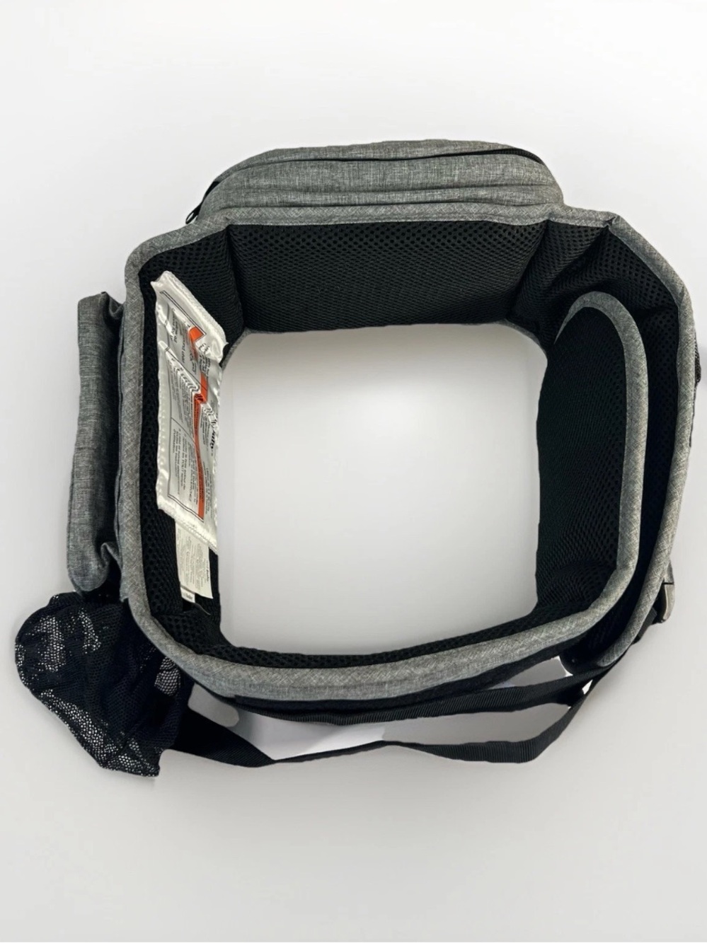 Tushbaby Hip Carrier - Grey Adjustable Quilted Padded Bottle Holder - Picture 14 of 16